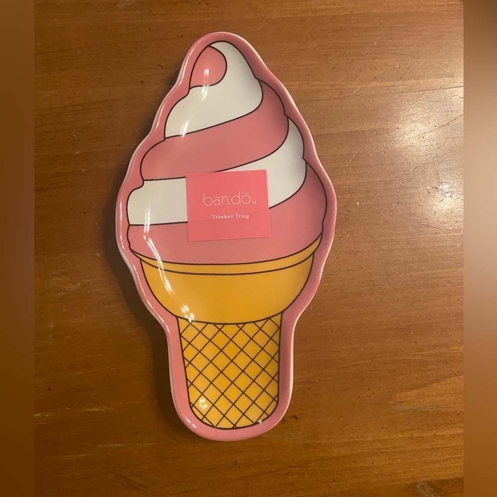 Ban.do Ceramic Ice cream cone Trinket Tray